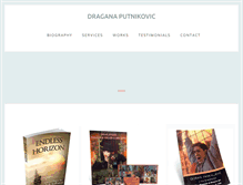 Tablet Screenshot of draganaputnikovic.com